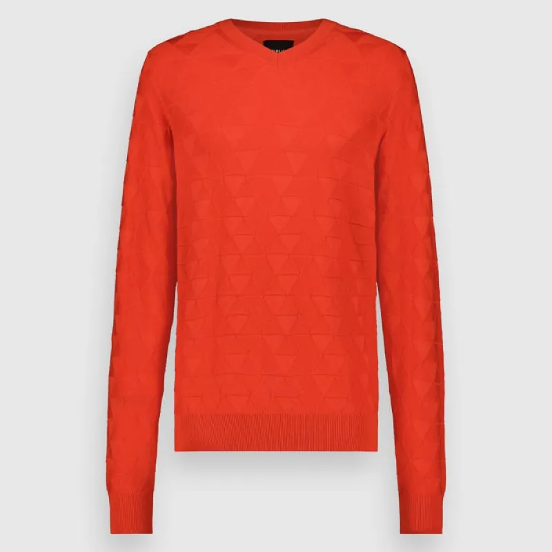 Knit Structure Crew Pullover | Poinciana sold by Twinlife
