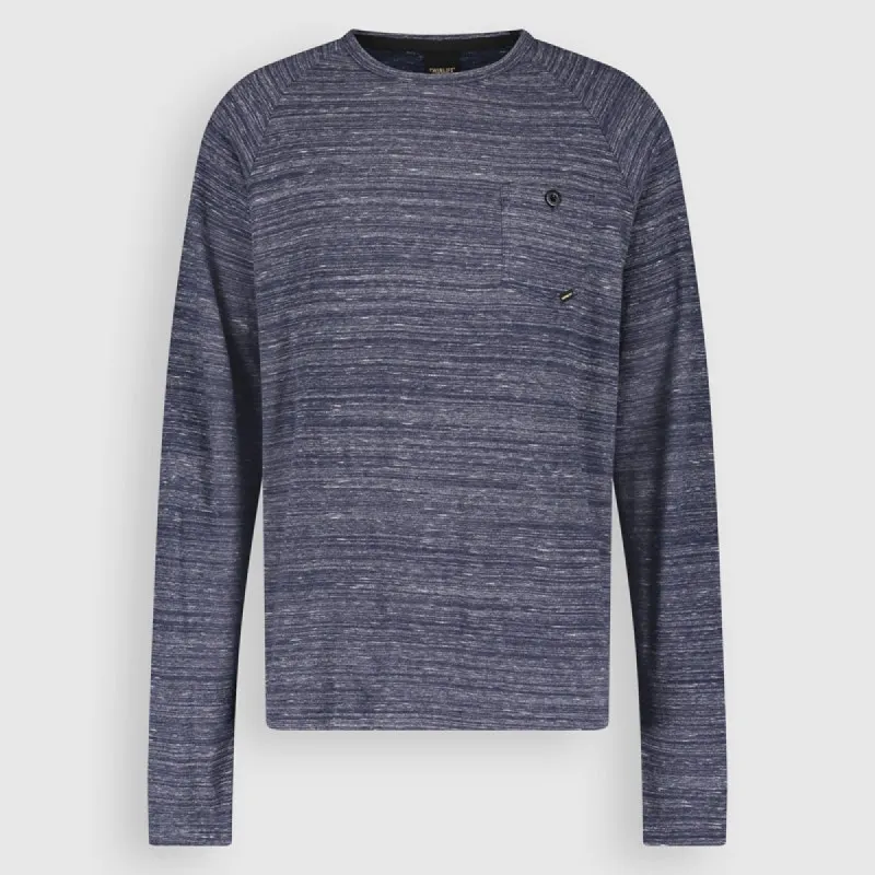 Tee Longsleeve Injection | Dress Blues sold by Twinlife