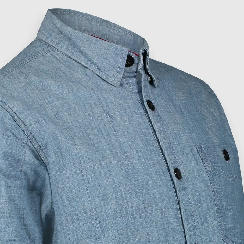 Shirt Chambray Padded | Infinity sold by Twinlife product image thumbnail 4