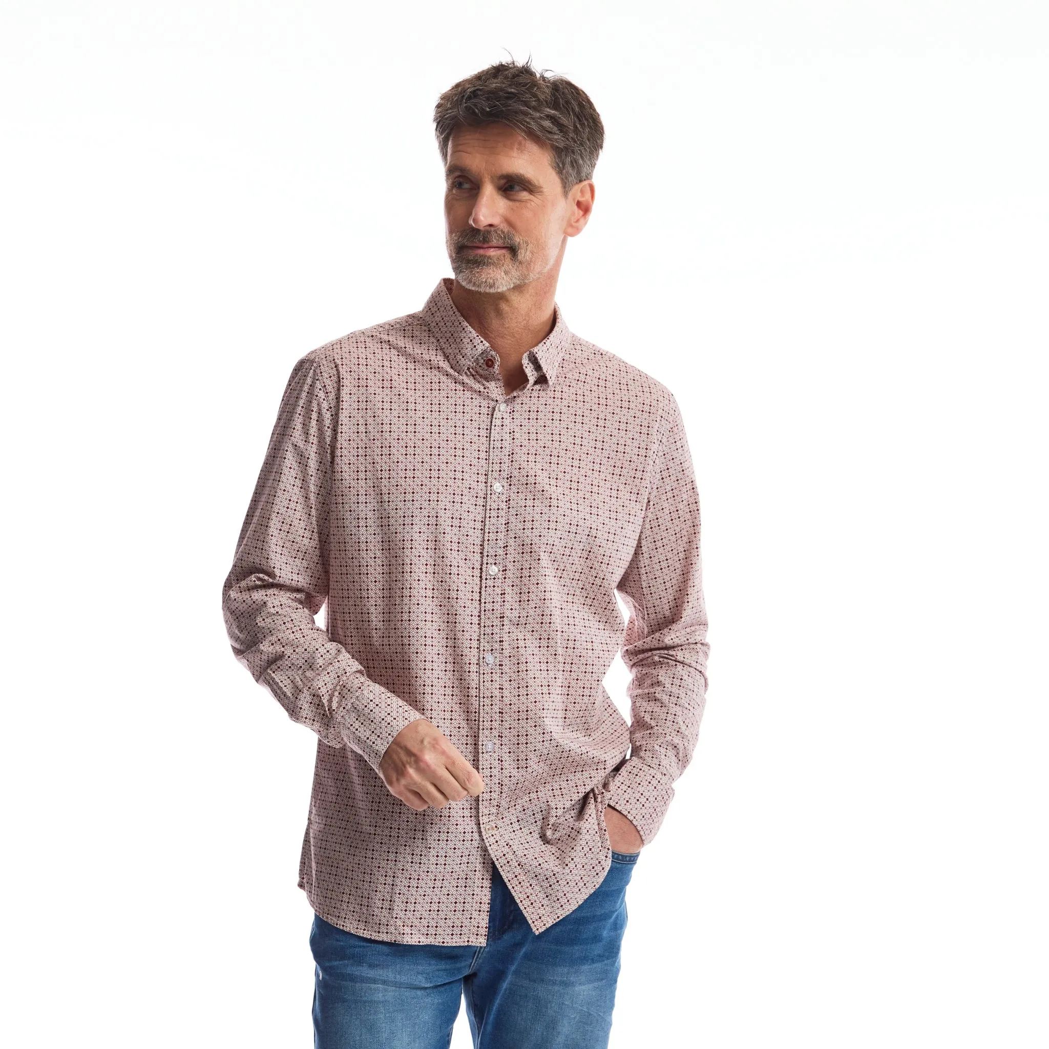 Men Shirt Graphic Longsleeve | Thistle sold by Twinlife