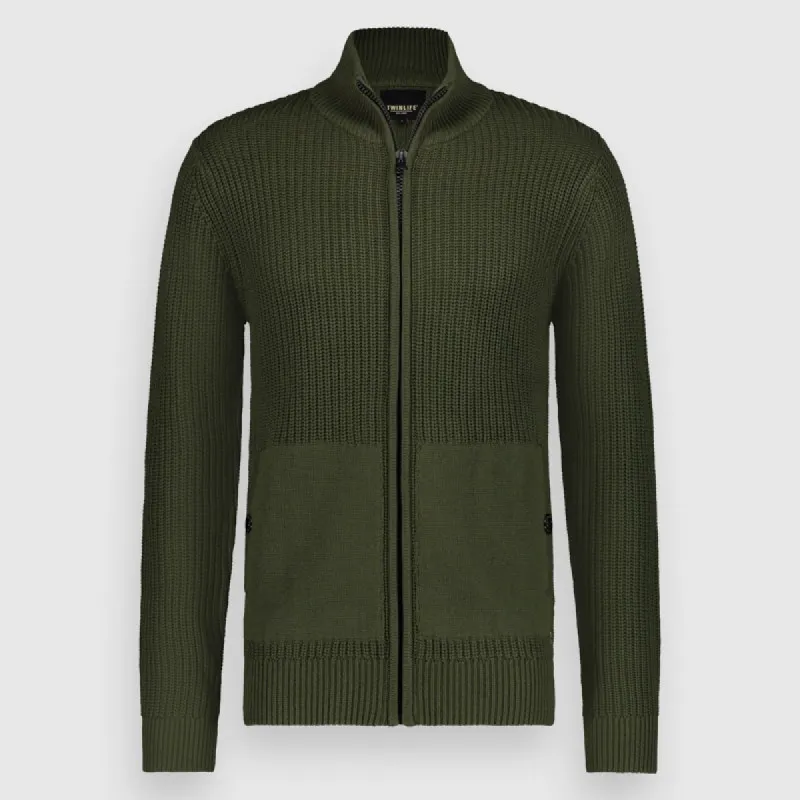 Knit Vest Rib | Deep Depths sold by Twinlife