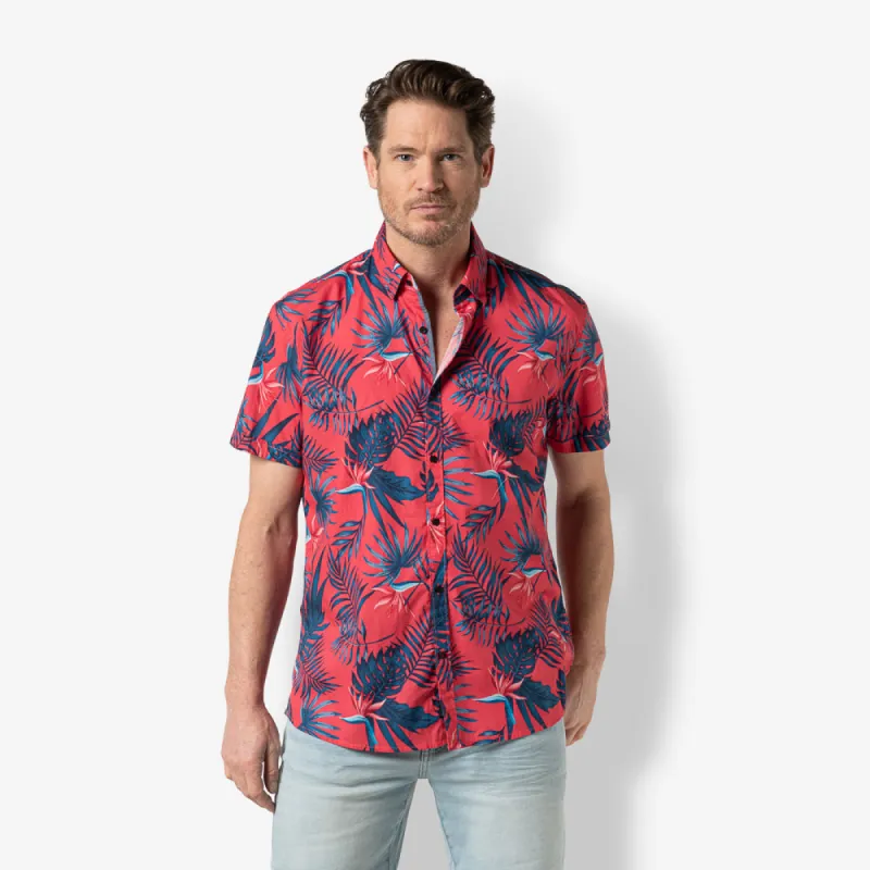 Men shirt floral shortsleeve | Innuendo sold by Twinlife