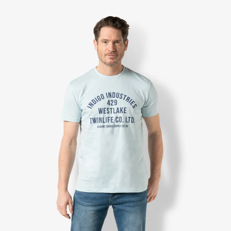 Men t.shirt logo | Sterling Blue sold by Twinlife