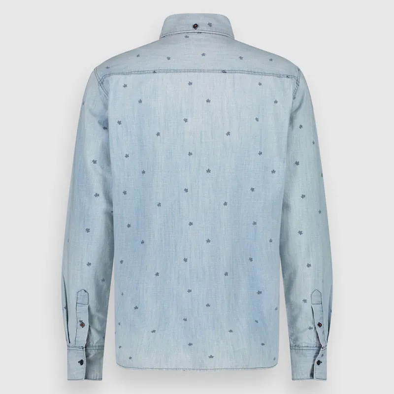 Shirt Chambray Allover Print | Infinity sold by Twinlife product image thumbnail 2