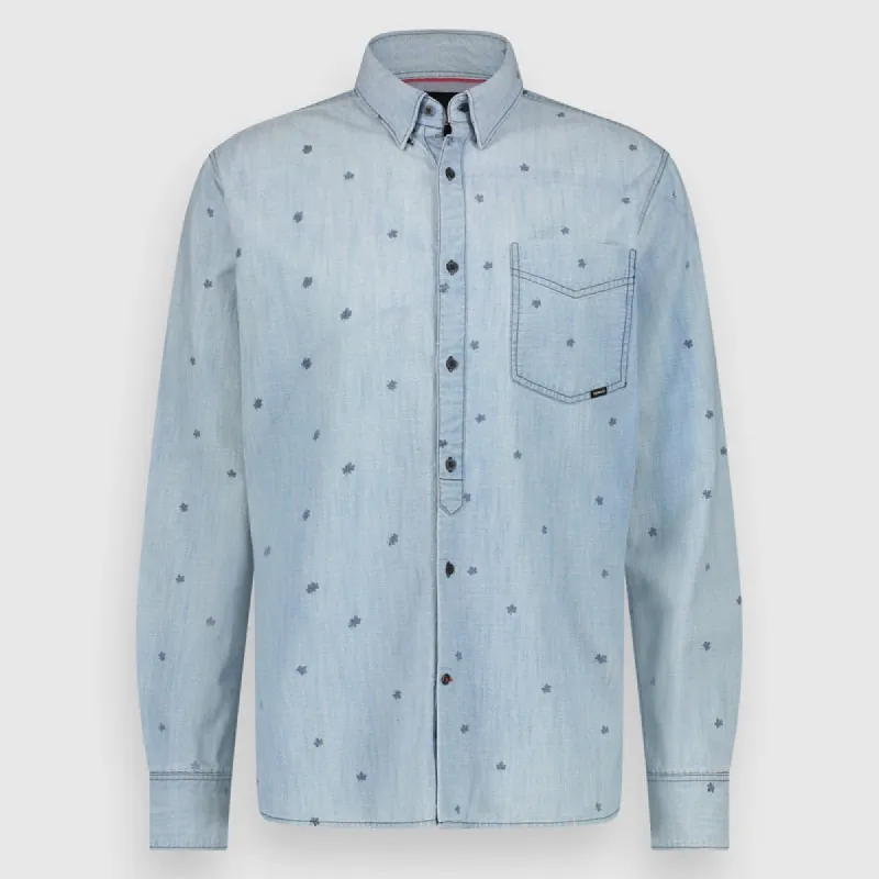 Shirt Chambray Allover Print | Infinity sold by Twinlife