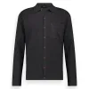 Knit Polo Full Button | Grey Melange sold by Twinlife