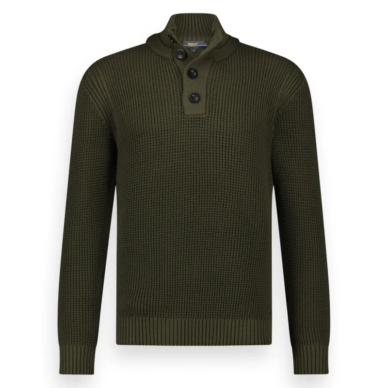 Knit Half Button | Deep Depths sold by Twinlife