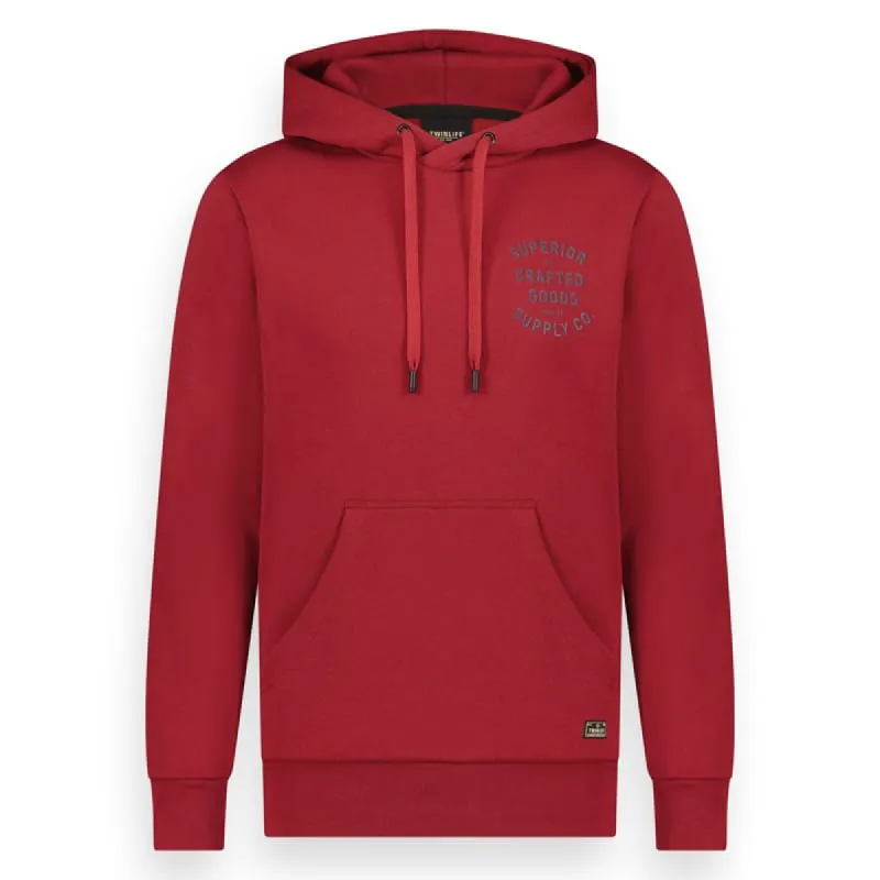 Men sweater hoody | Rhubarb sold by Twinlife