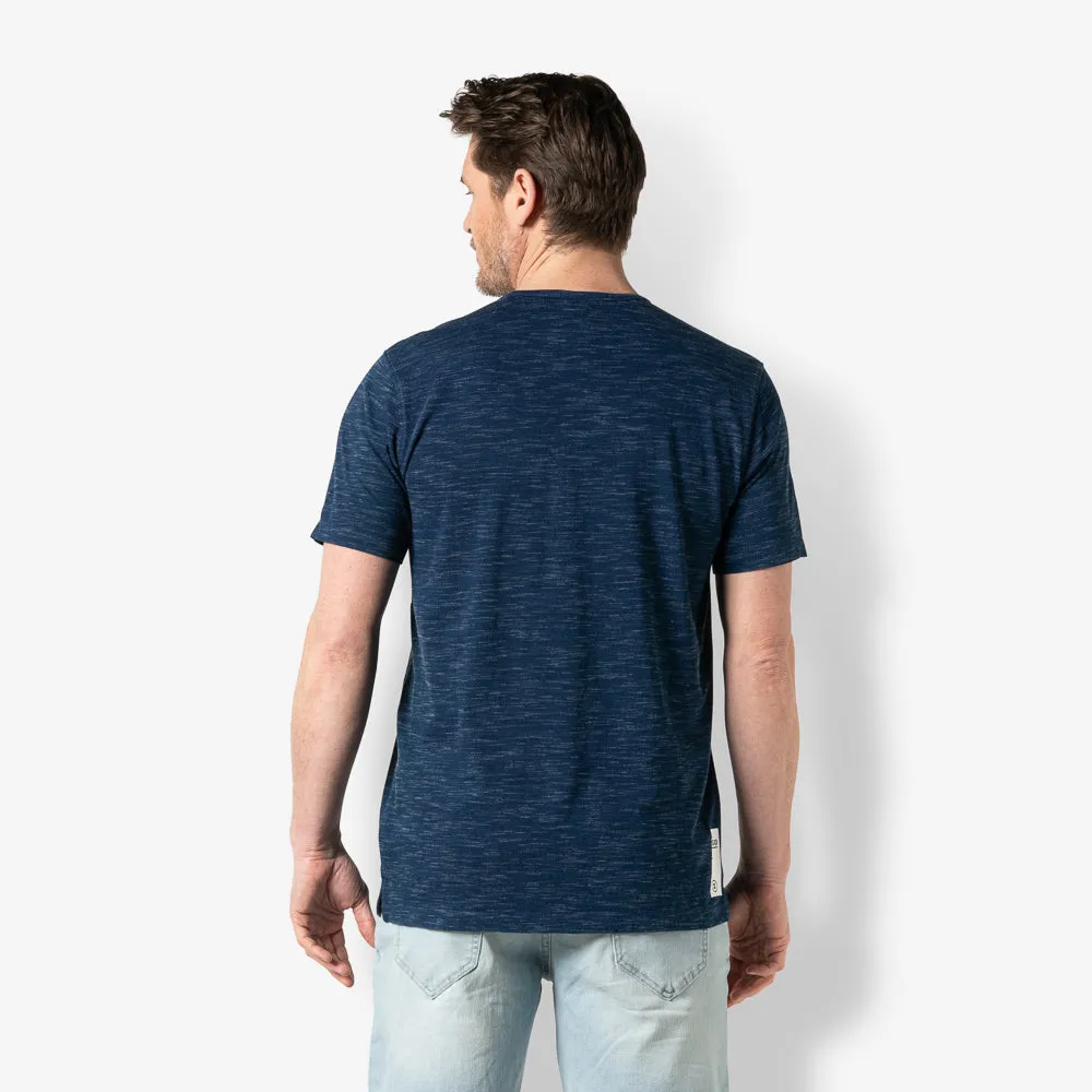 Men t.shirt indigo injection | Dark Vintage sold by Twinlife product image thumbnail 2