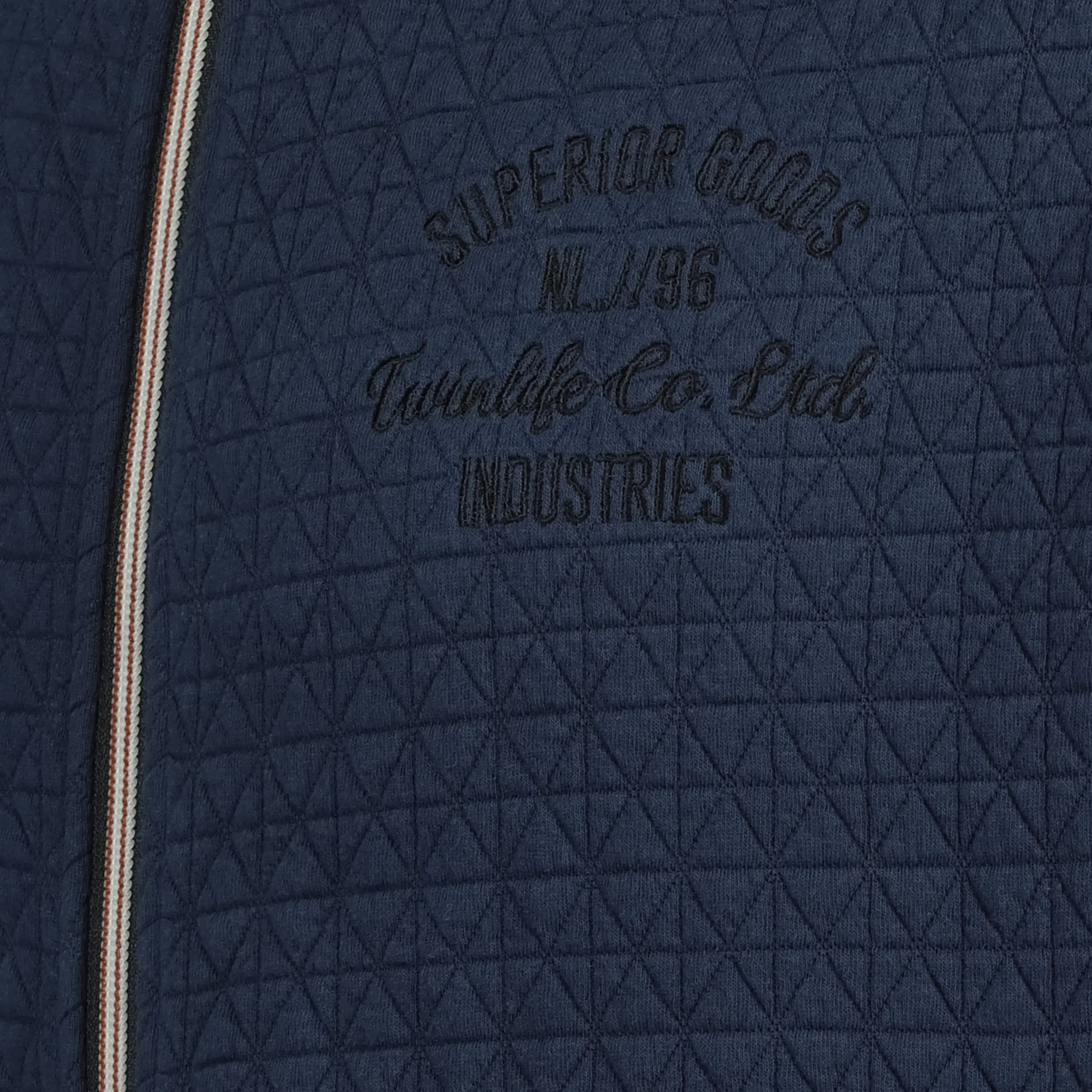 Men Sweat Full Zip, Knit | Dress Blues sold by Twinlife product image thumbnail 4