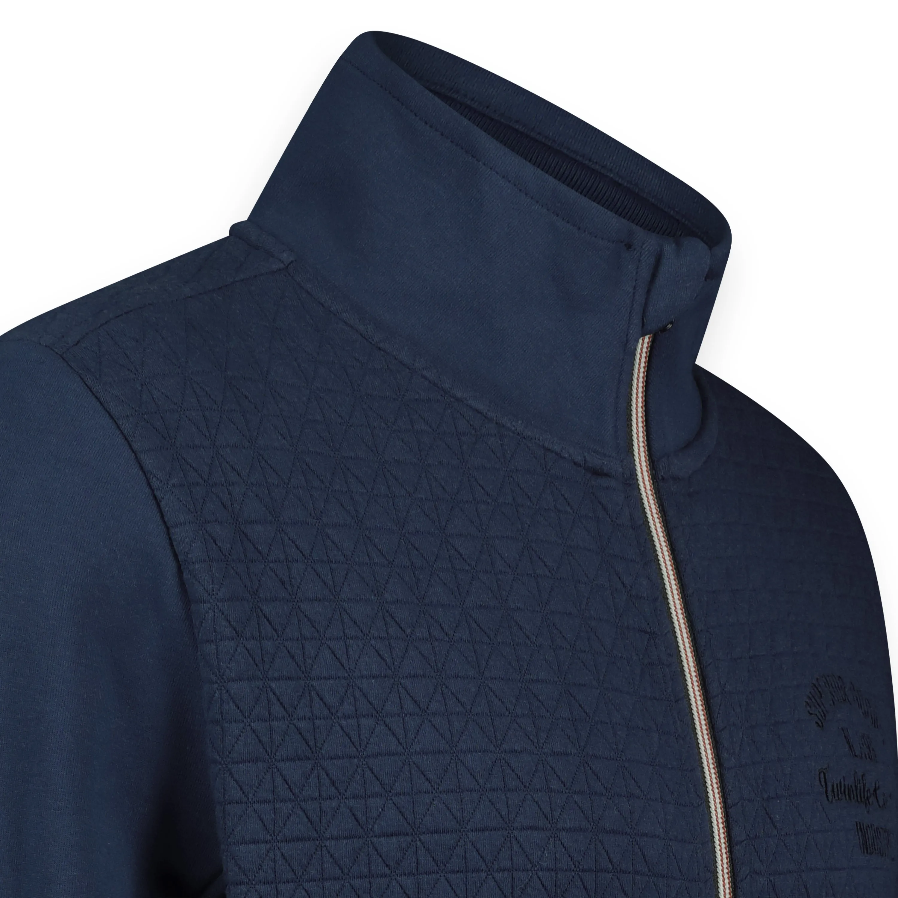 Men Sweat Full Zip, Knit | Dress Blues sold by Twinlife product image thumbnail 3