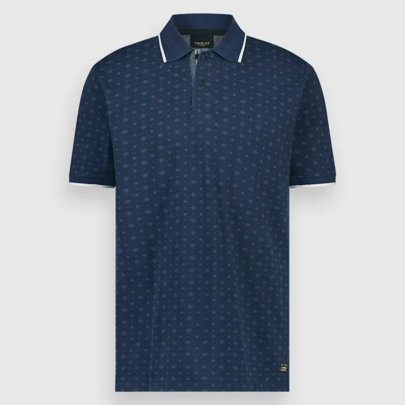 Men polo Viktor | Dress Blue sold by Twinlife