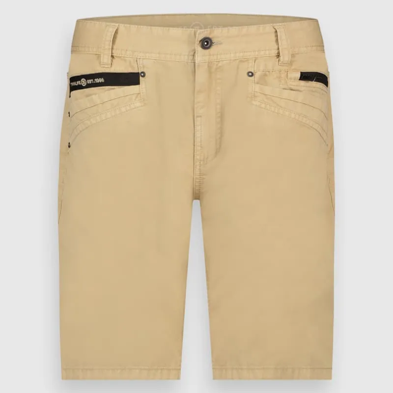Men Vidar Poplin Shorts | Sand sold by Twinlife