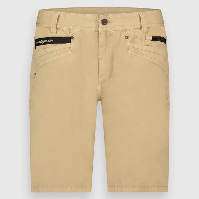 Men Vidar Poplin Shorts | Sand sold by Twinlife