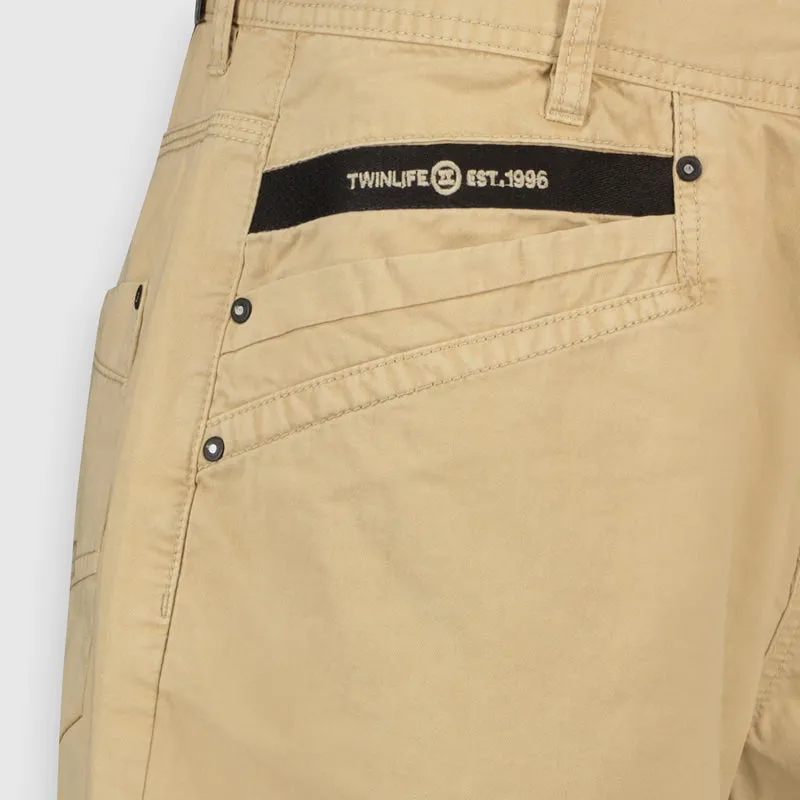 Men Vidar Poplin Shorts | Sand sold by Twinlife product image thumbnail 2