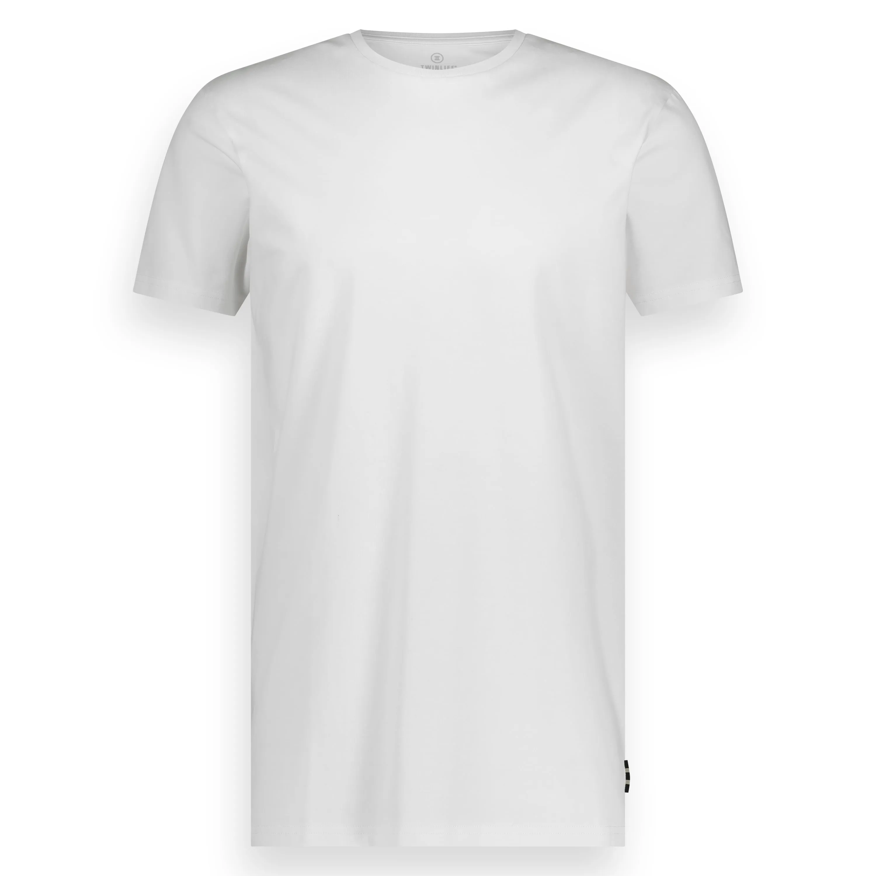 2 Pack Ronde hals T-shirt | White sold by Twinlife product image thumbnail 3
