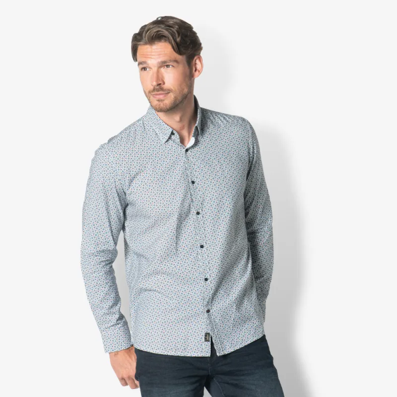 Men Shirt Small Art, Woven | Captains Blue sold by Twinlife