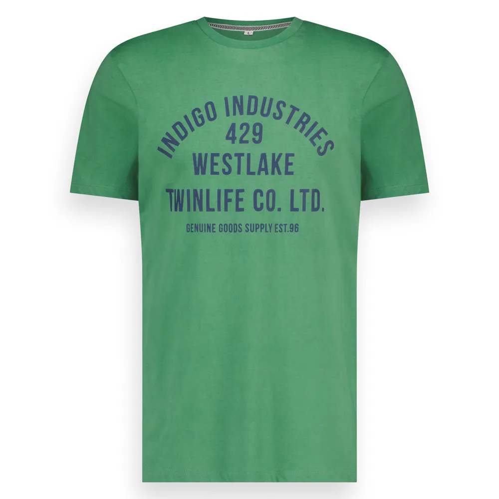 Men t.shirt logo | Deep Grass Green sold by Twinlife product image thumbnail 4