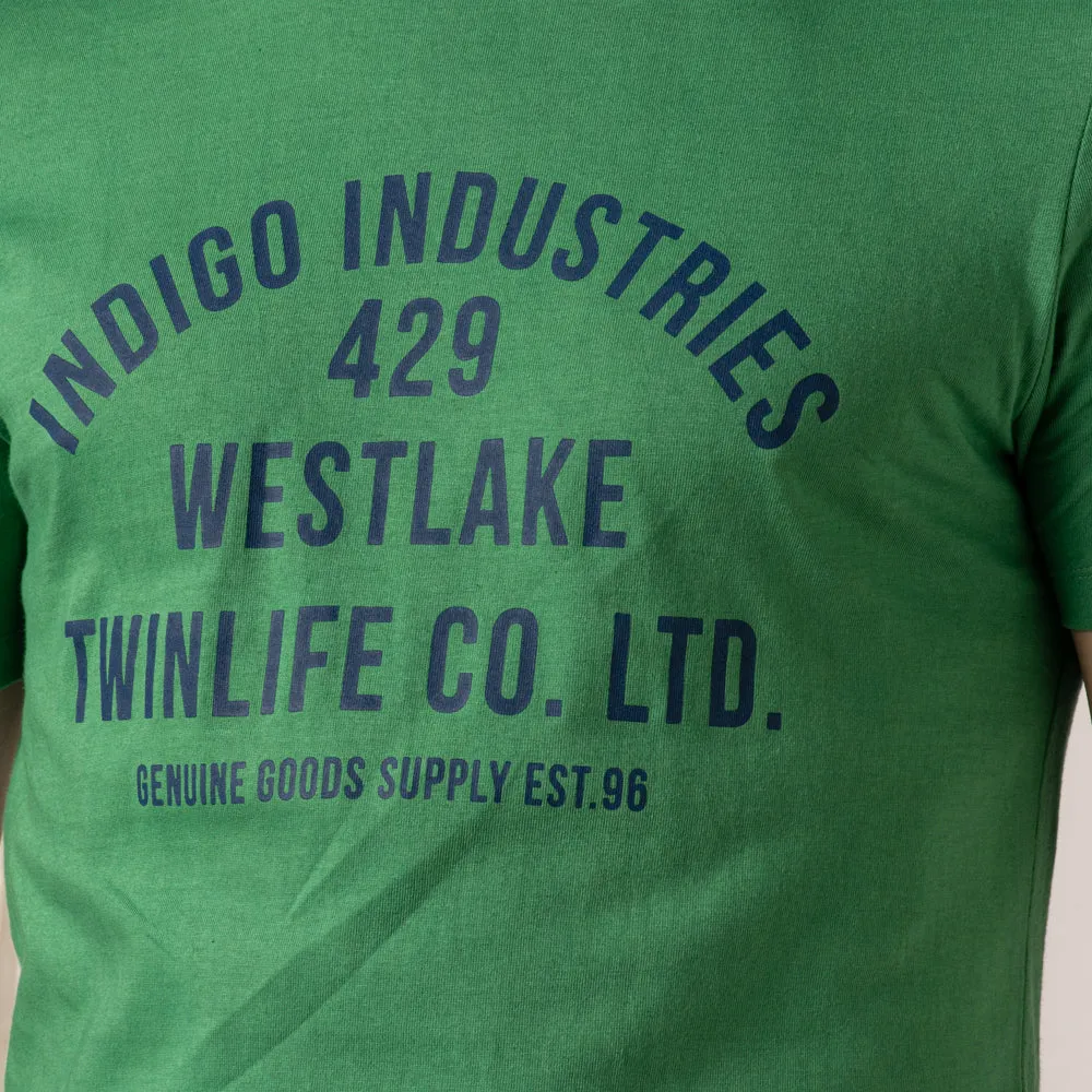 Men t.shirt logo | Deep Grass Green sold by Twinlife product image thumbnail 3
