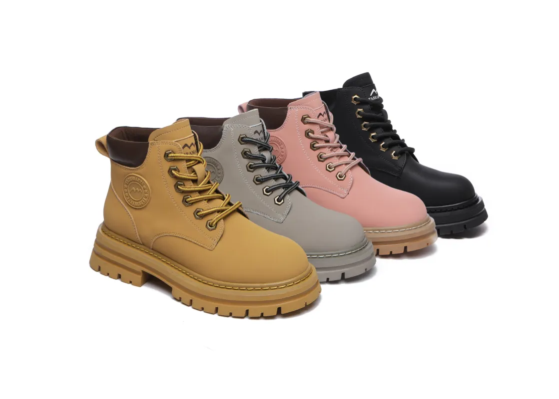 TARRAMARRA® UGG Boots Women Leather Sheepskin Wool Lace Up Chunky Aubrey sold by UGG Express