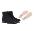 TARRAMARRA® Women Shearling Zipper Wool Insole Black Ankle Boots Vinia sold by UGG Express