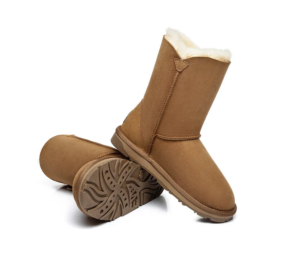 EVERAU® UGG Boots Sheepskin Wool Short Twin Button sold by UGG Express product image thumbnail 4