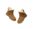 EVERAU® UGG Boots Women Sheepskin Wool Buckle Decor Ankle Polarwalk sold by UGG Express