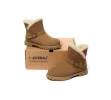 EVERAU® UGG Boots Women Sheepskin Wool Buckle Decor Ankle Polarwalk sold by UGG Express