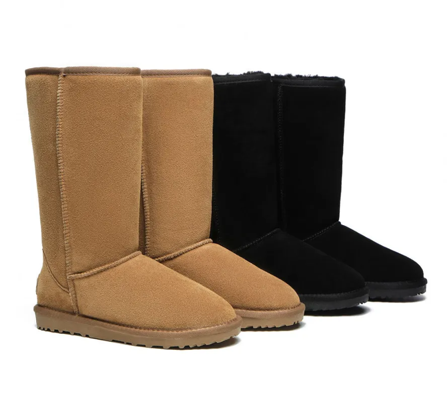 AUSTRALIAN SHEPHERD® UGG Boots Double Face Sheepskin Wool Tall Classic Suede sold by UGG Express