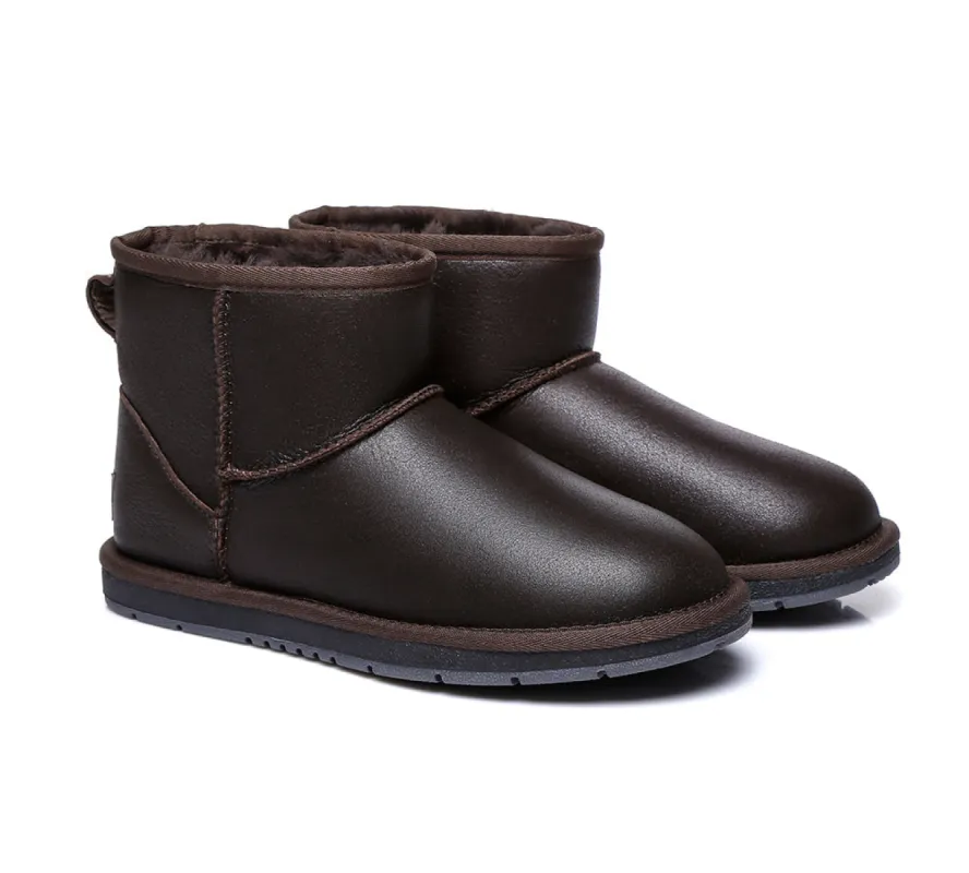 AUSTRALIAN SHEPHERD® UGG Boots Australia Premium Sheepskin Wool Nappa Leather Mini Classic sold by UGG Express
