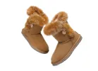 AUSTRALIAN SHEPHERD® UGG Boots Women Sheepskin Wool Collar Short Button Donna sold by UGG Express