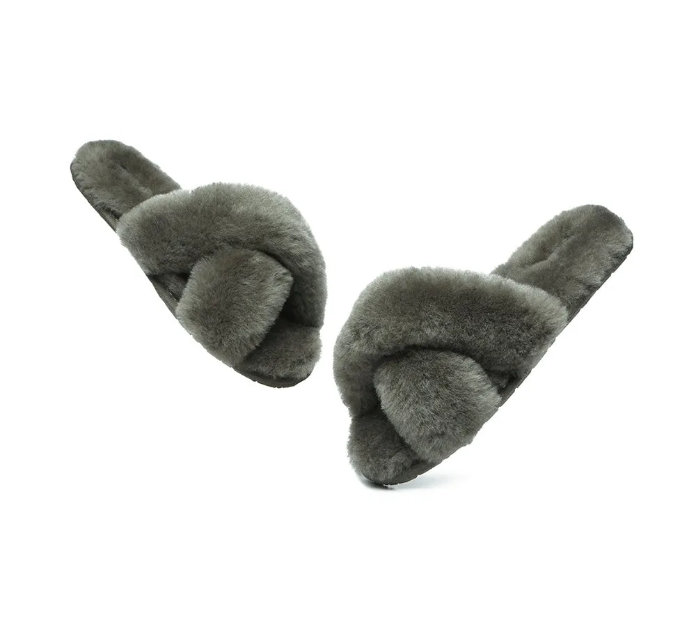 AUSTRALIAN SHEPHERD® UGG Women Crossover Fluffy Slides Linty Limited Edition sold by UGG Express product image thumbnail 5