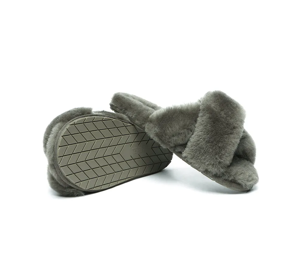 AUSTRALIAN SHEPHERD® UGG Women Crossover Fluffy Slides Linty Limited Edition sold by UGG Express product image thumbnail 3