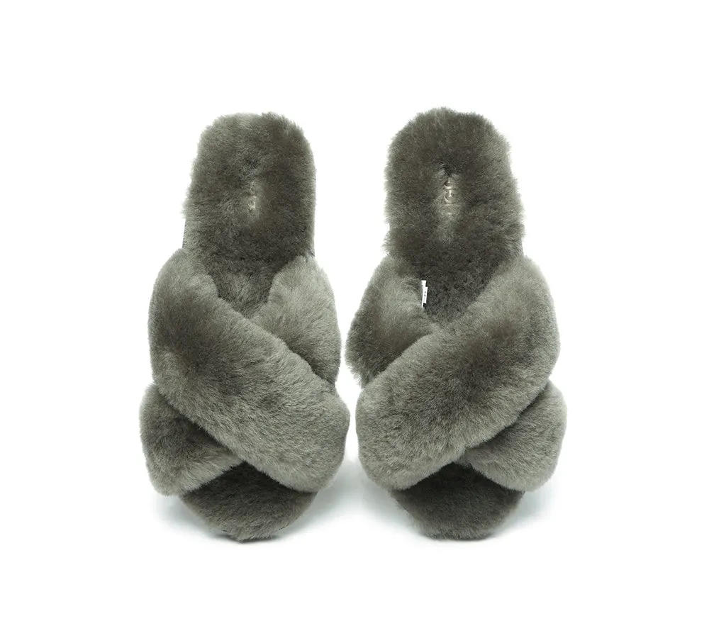 AUSTRALIAN SHEPHERD® UGG Women Crossover Fluffy Slides Linty Limited Edition sold by UGG Express product image thumbnail 4