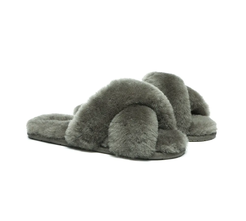 AUSTRALIAN SHEPHERD® UGG Women Crossover Fluffy Slides Linty Limited Edition sold by UGG Express product image thumbnail 2