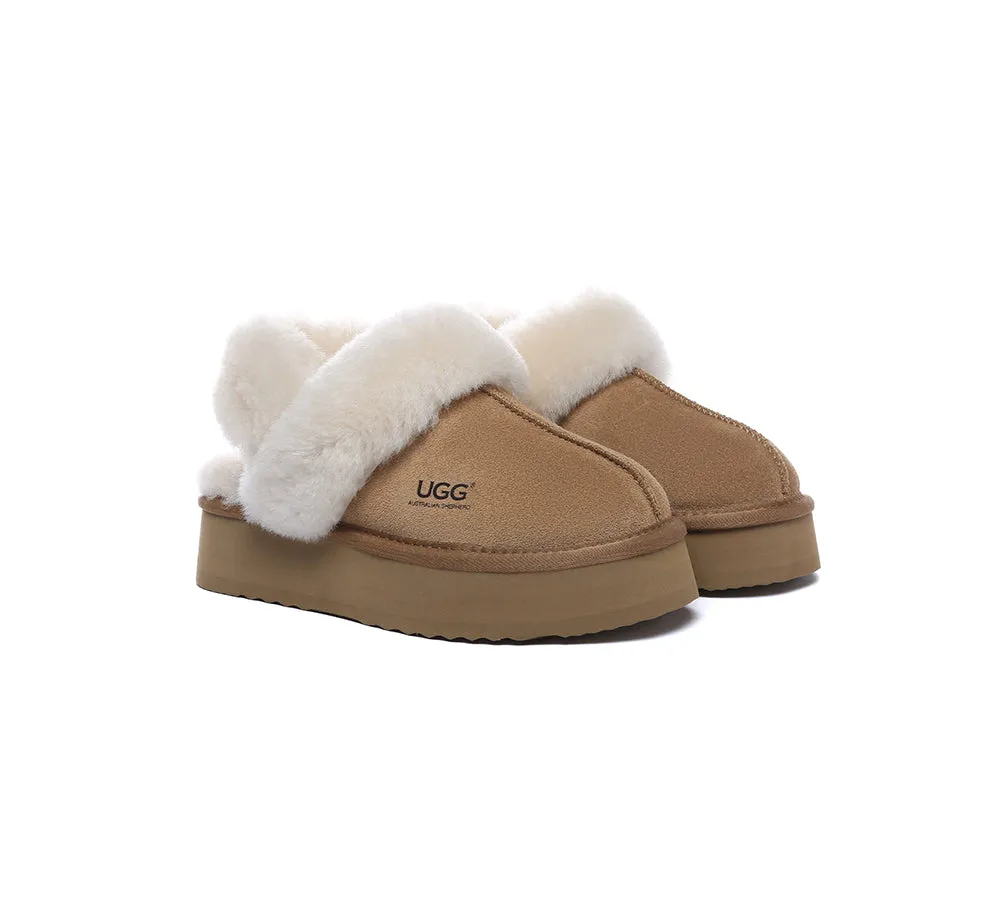 AUSTRALIAN SHEPHERD® UGG Women Removable Wool Strap Slingback Platform Slippers Musa sold by UGG Express product image thumbnail 2