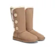 AUSTRALIAN SHEPHERD® UGG Boots Double Face Sheepskin Wool Tall Triple Button sold by UGG Express