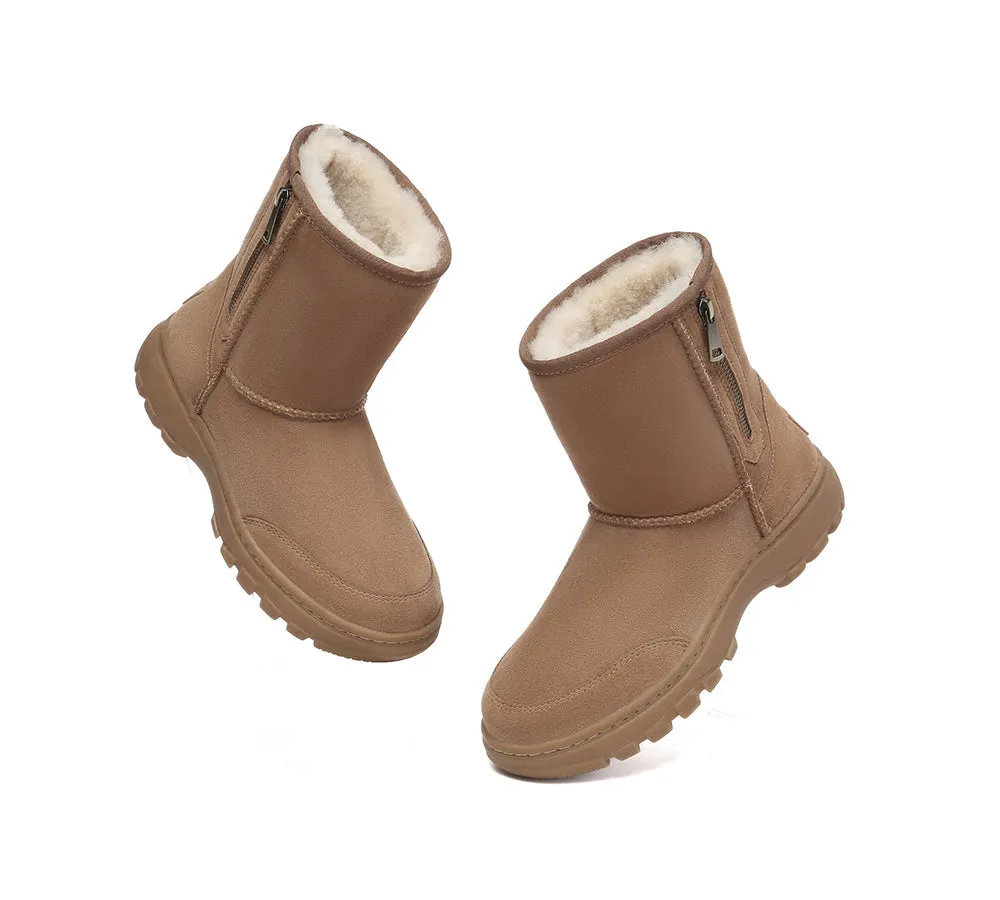 AUSTRALIAN SHEPHERD® UGG Boots Sheepskin Wool Zipper Short Outdoor sold by UGG Express product image thumbnail 4