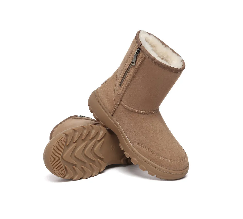 AUSTRALIAN SHEPHERD® UGG Boots Sheepskin Wool Zipper Short Outdoor sold by UGG Express product image thumbnail 2
