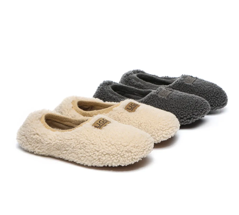 AUSTRALIAN SHEPHERD® UGG Women Curly Wool Slippers Lucina sold by UGG Express