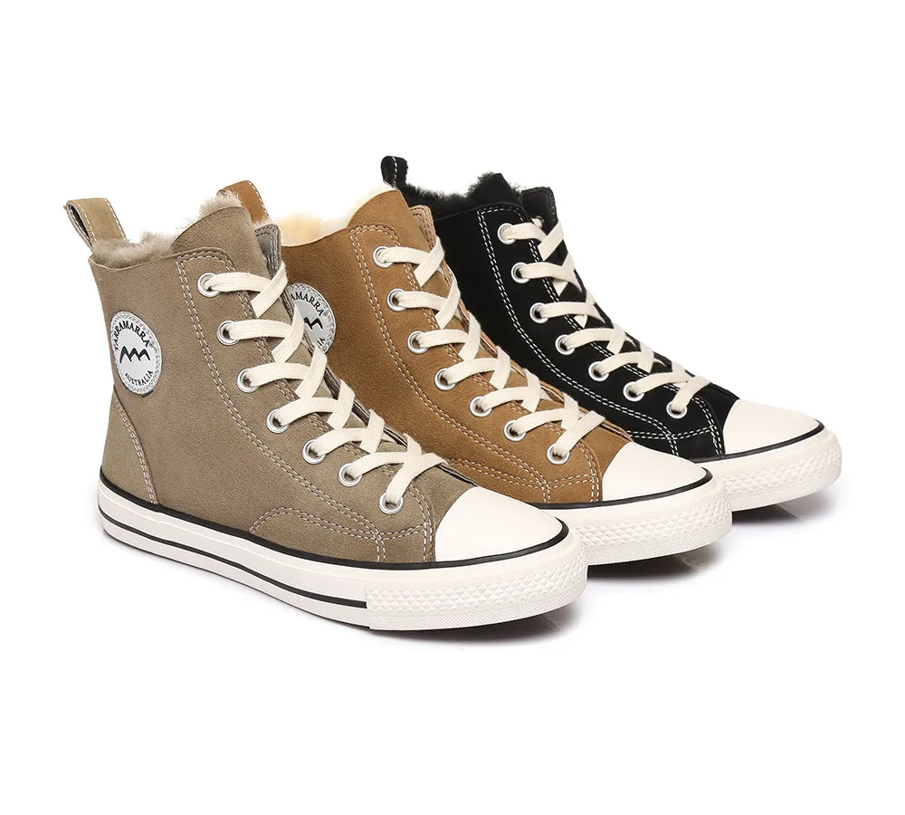 TARRAMARRA® Women Sheepskin Wool High Top Sneakers Viola sold by UGG Express