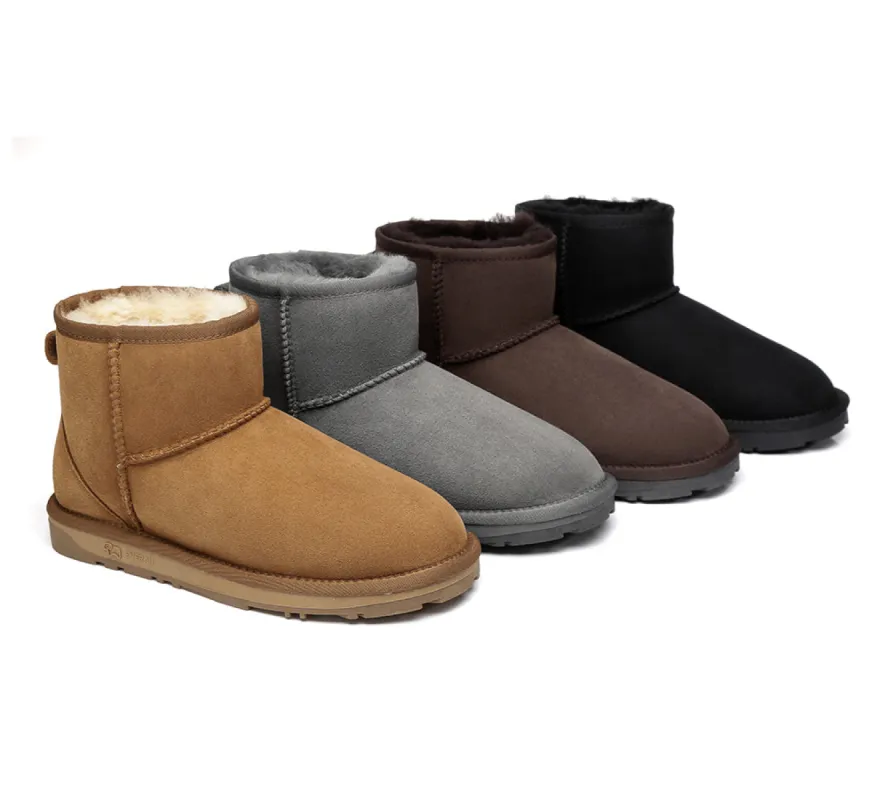 【UGG EXPRESS】EVERAU Sheepskin Ankle Chunky Platform Ariel UGG EVERAU® UGG Boots Sheepskin Wool Ankle Chunky Platform
