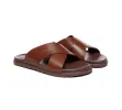 EVERAU® Men Leather Crossover Slip-on Ultra Soft Summer Slides Wyatt sold by UGG Express