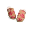 EVERAU® UGG Slippers Sheepskin Wool Red Floral Print Suede Cruz EU40 sold by UGG Express