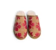 EVERAU® UGG Slippers Sheepskin Wool Red Floral Print Suede Cruz EU40 sold by UGG Express