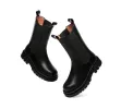 TARRAMARRA® Women Leather Block Heel Black Chunky Boots Sherry sold by UGG Express