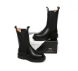 TARRAMARRA® Women Leather Block Heel Black Chunky Boots Sherry sold by UGG Express
