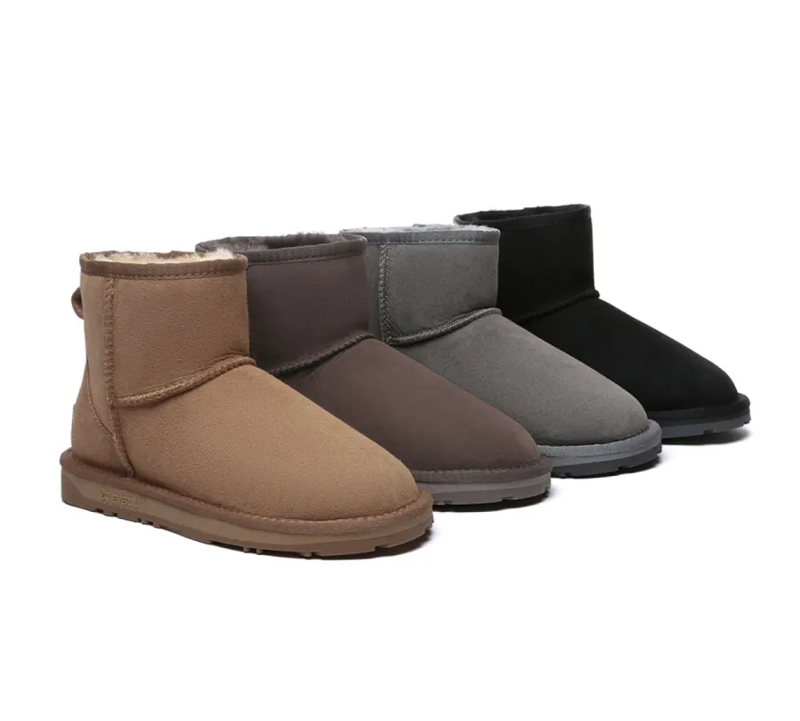 UGG EVERAU® UGG Boots Double Faced Sheepskin Wool Ankle Mini Classic sold by UGG Express