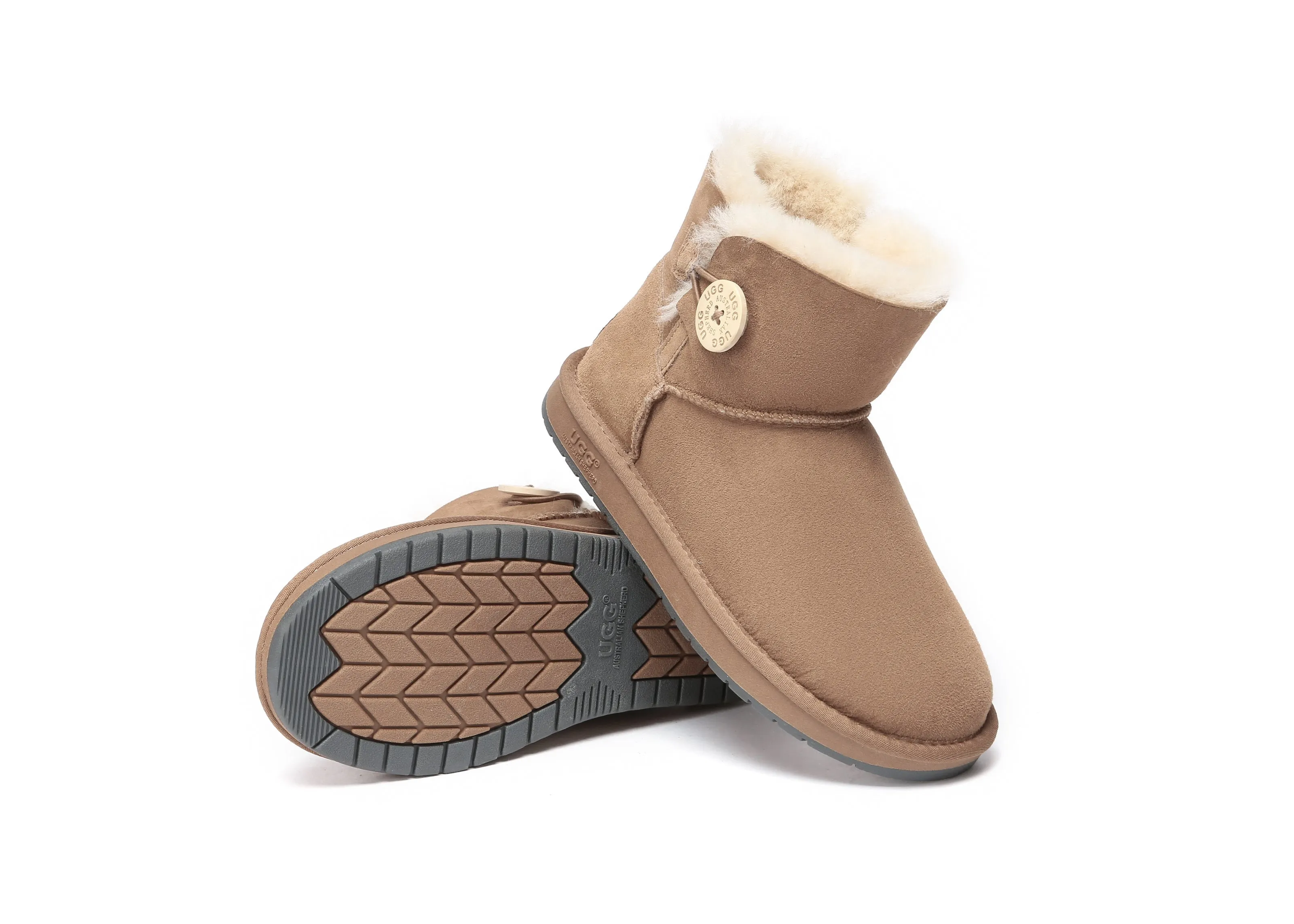 AUSTRALIAN SHEPHERD® UGG Boots Double Face Sheepskin Wool Mini Button sold by UGG Express product image thumbnail 4