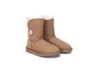 AUSTRALIAN SHEPHERD® UGG Boots Double Face Sheepskin Wool Short Button sold by UGG Express